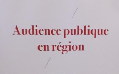 Audience publique en région